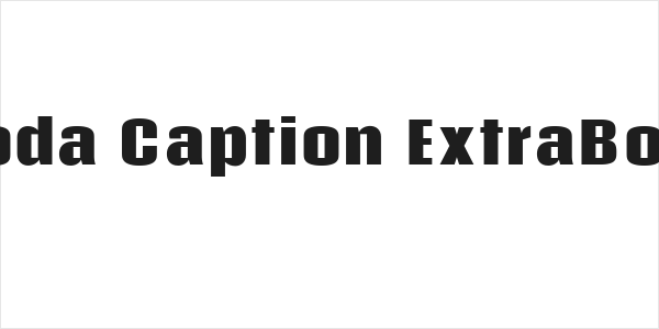 Coda Caption ExtraBold Logo