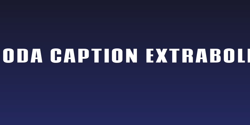 Coda Caption ExtraBold Social Header