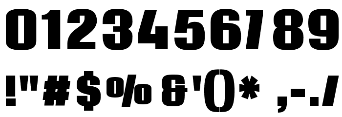 Coda Caption Heavy Font OTHER CHARS