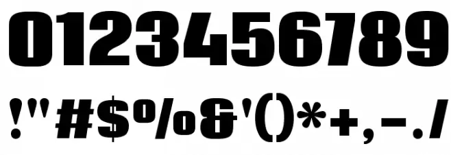 Coda ExtraBold Font OTHER CHARS