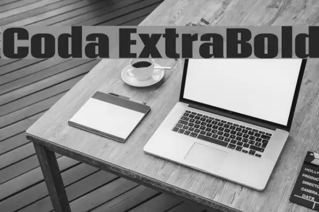 Coda ExtraBold Font examples