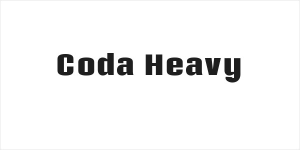 Coda Heavy Logo