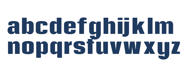 Coda Heavy Lowercase