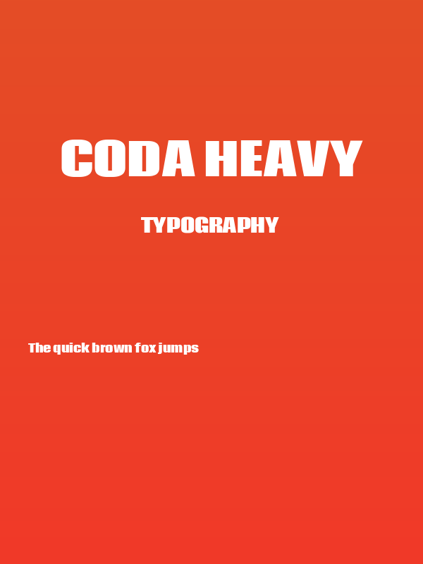 Coda Heavy Poster
