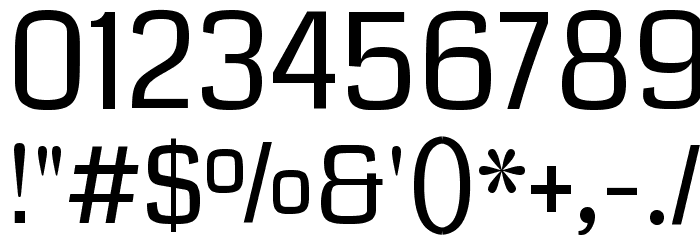 Coda Regular Font OTHER CHARS