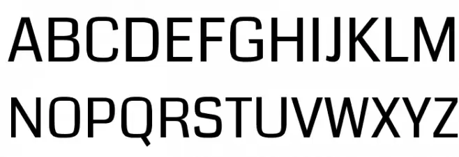 Coda Regular Schriftart Groß