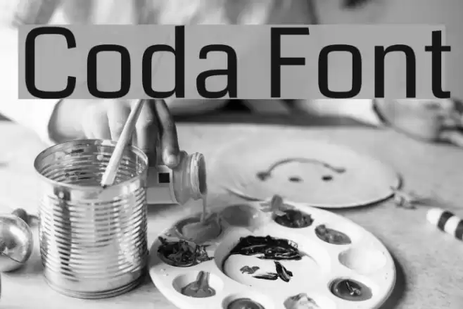 Coda Font examples