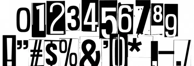 Code 462W/Pink Font OTHER CHARS