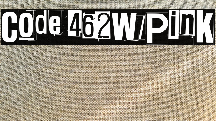 Code 462W/Pink Example 2