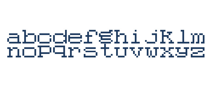 Code 8x8 Regular Lowercase