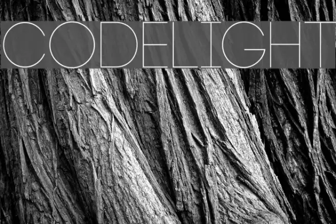 Code-Light Font examples