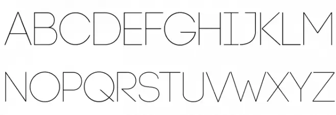 Code-Light Fonte MINÚSCULAS