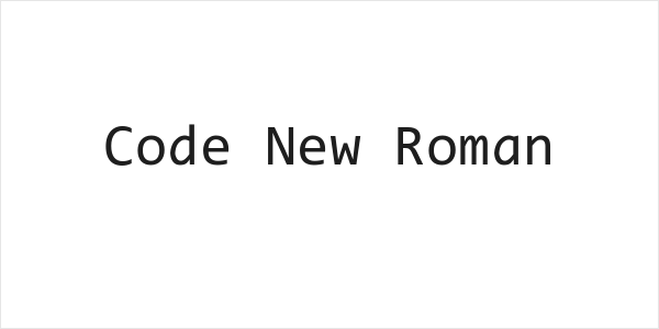 Code New Roman Logo