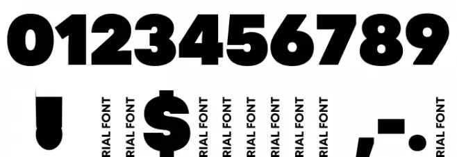 Code Next-Trial Black Font OTHER CHARS