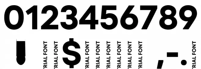 Code Next-Trial Bold Font OTHER CHARS