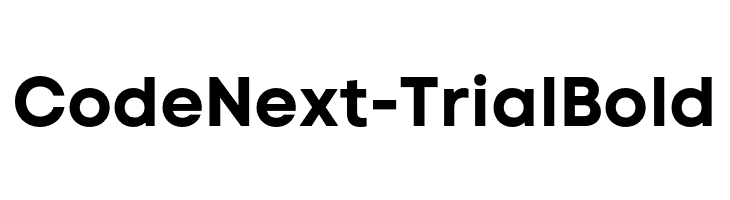 Code Next-Trial Bold  لخطوط تنزيل