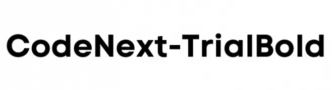 Code Next-Trial Bold  Frei Schriftart Herunterladen