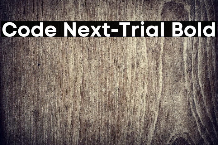 Code Next-Trial Bold Example 2