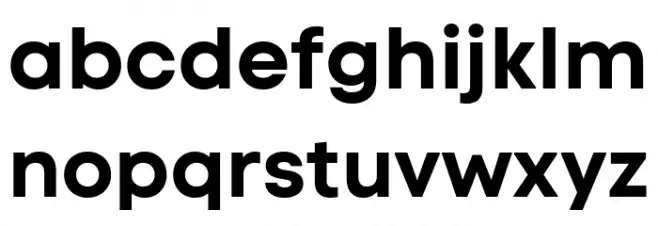 Code Next-Trial Bold Font Litere mici