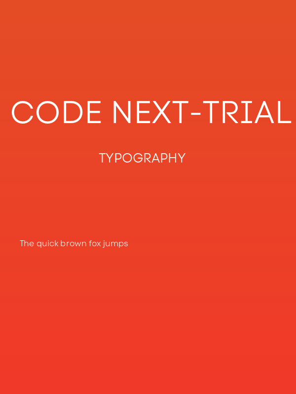 Code Next-Trial Book Poster