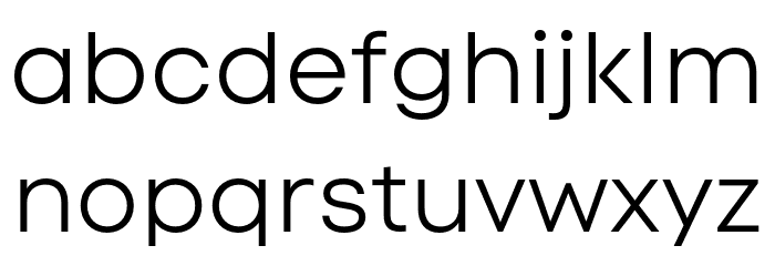 Code Next-Trial Book Font LOWERCASE