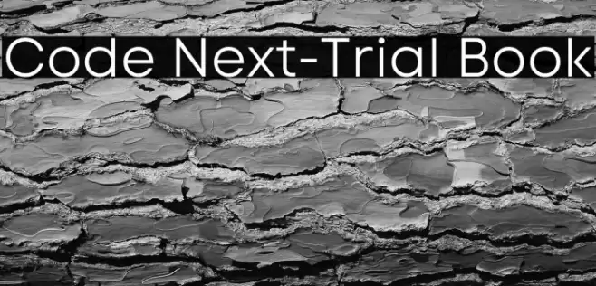 Code Next-Trial Book Font examples