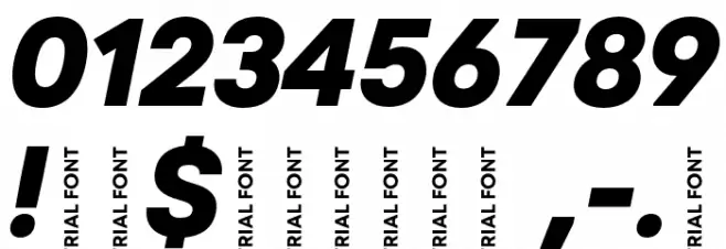 Code Next-Trial ExtraBold Italic Font OTHER CHARS