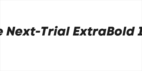 Code Next-Trial ExtraBold Italic Logo