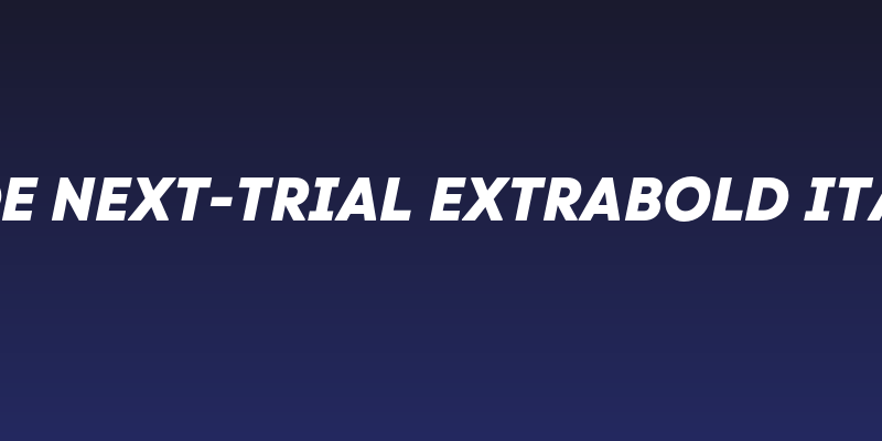 Code Next-Trial ExtraBold Italic Social Header