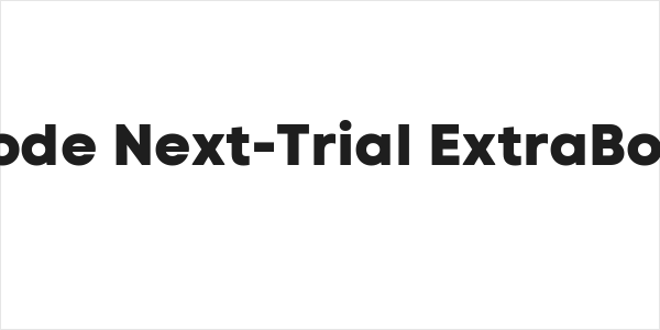 Code Next-Trial ExtraBold Logo
