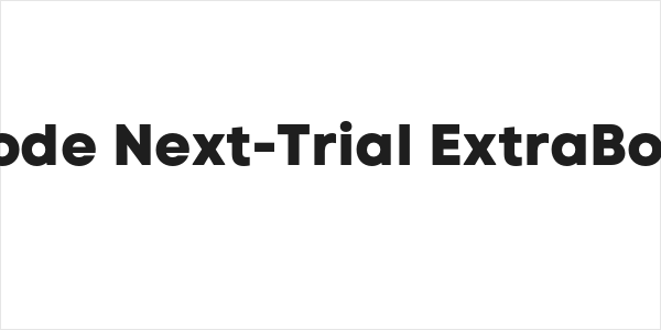 Code Next-Trial ExtraBold Logo