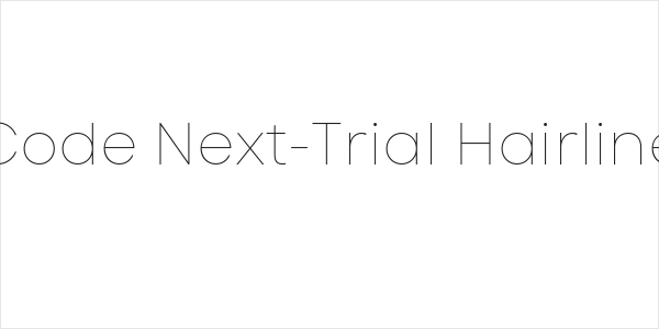 Code Next-Trial Hairline Logo