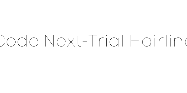Code Next-Trial Hairline Logo