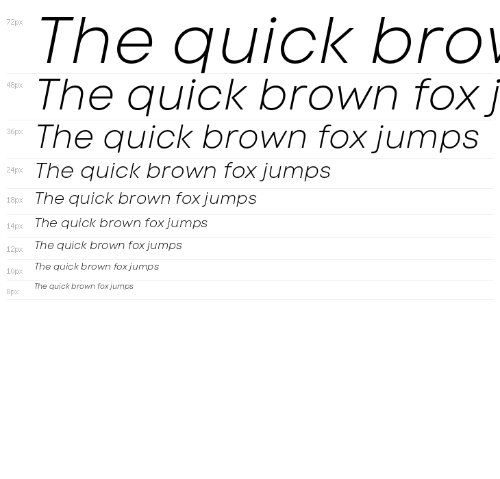 Code Next-Trial Light Italic Waterfall