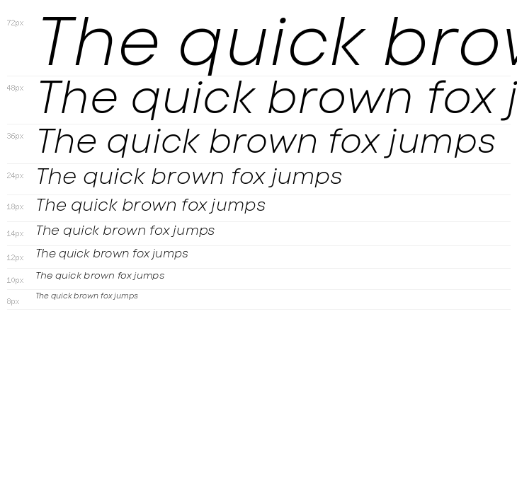 Code Next-Trial Light Italic Waterfall