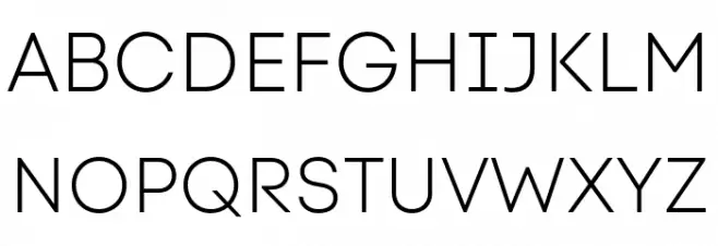Code Next-Trial Light Schriftart Groß