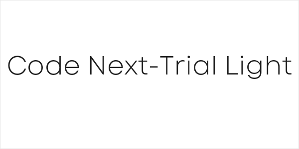 Code Next-Trial Light Logo