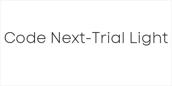 Code Next-Trial Light Logo