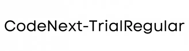 Code Next-Trial Regular  Fuentes Gratis Descargar
