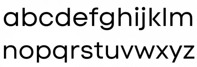 Code Next-Trial Regular Caratteri MINUSCOLO