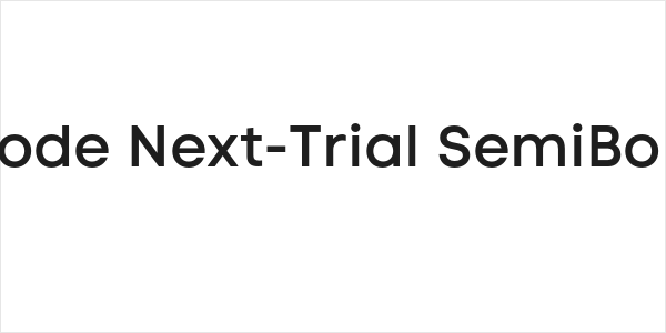 Code Next-Trial SemiBold Logo