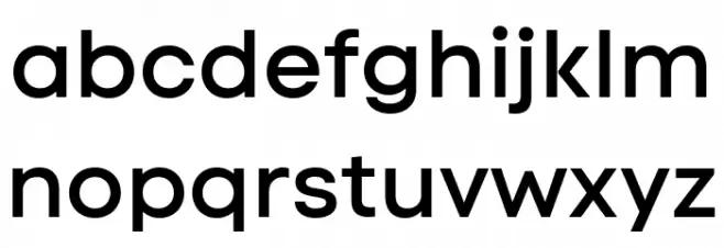 Code Next-Trial SemiBold Font Litere mici