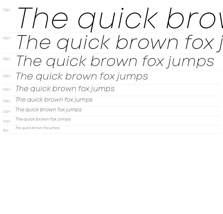 Code Next-Trial Thin Italic Waterfall