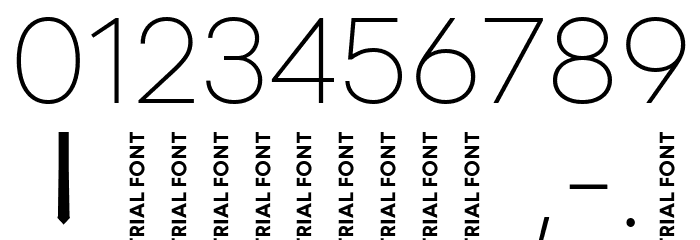 Code Next-Trial Thin Font OTHER CHARS