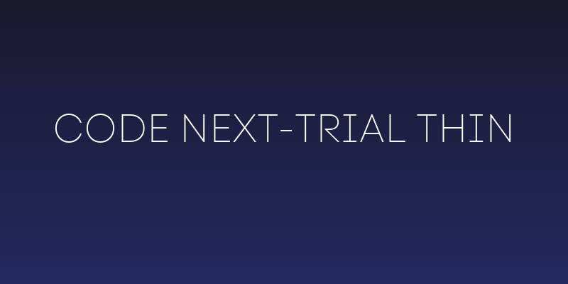 Code Next-Trial Thin Social Header