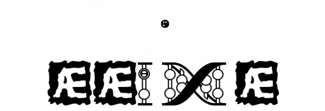 Code Of Life BRK フォント その他の文字