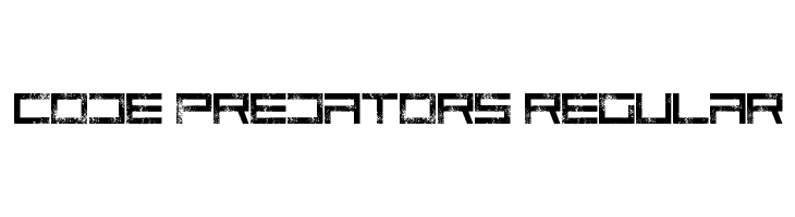 Code Predators Regular  Free Fonts Download