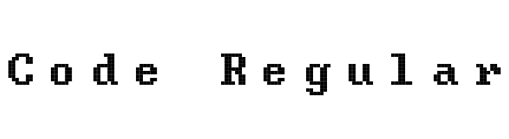 Code Regular  Descarca Fonturi Gratis