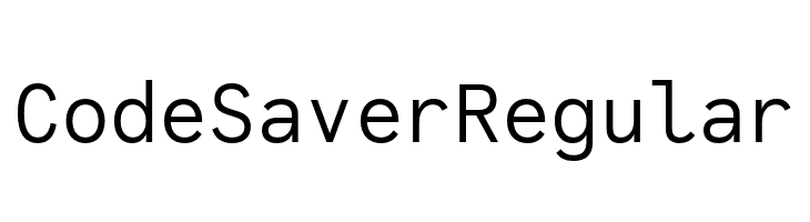 Code Saver Regular  Frei Schriftart Herunterladen