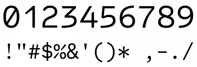 Code Saver Regular Font OTHER CHARS